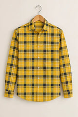 Yellow Classic Check Shirt