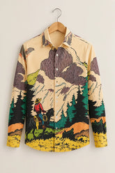 Western Mountain Printed Shirt