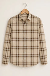 Beige Classic Full Sleeve Shirt