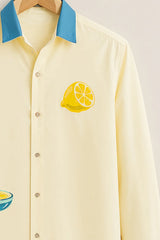 Lemon Lounge Printed Shirt