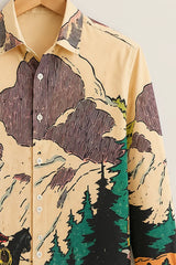 Western Mountain Printed Shirt