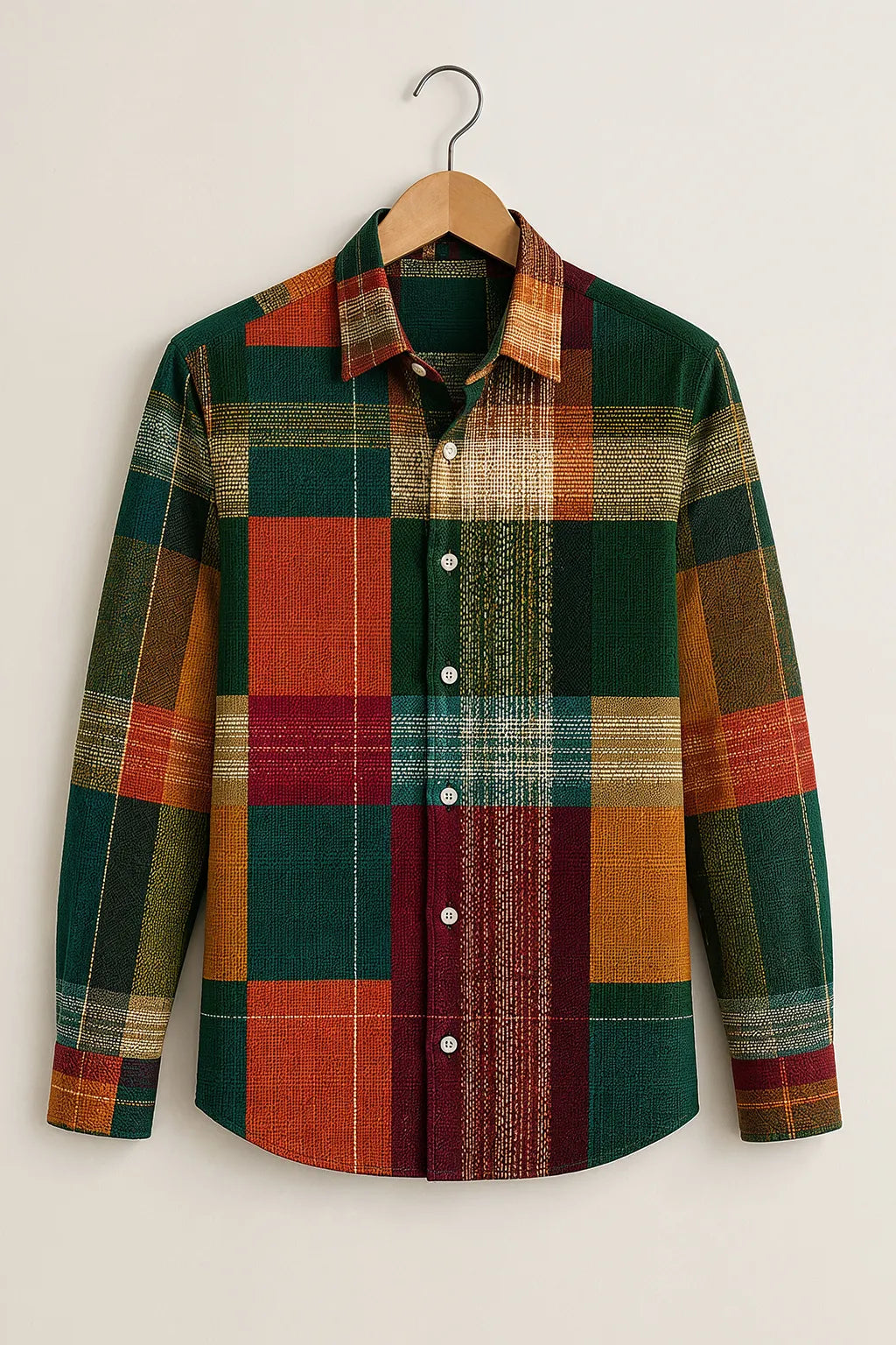 Multicolor Check Full Sleeve Shirt