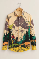 Western Mountain Printed Shirt
