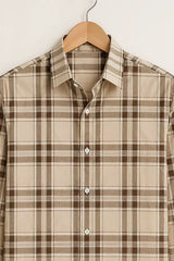 Beige Classic Full Sleeve Shirt