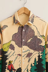 Western Mountain Printed Shirt