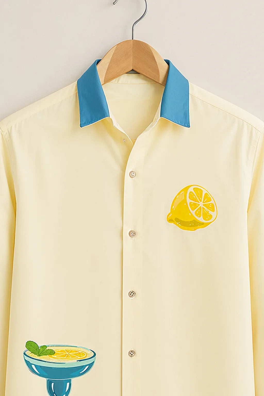 Lemon Lounge Printed Shirt