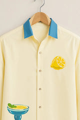 Lemon Lounge Printed Shirt