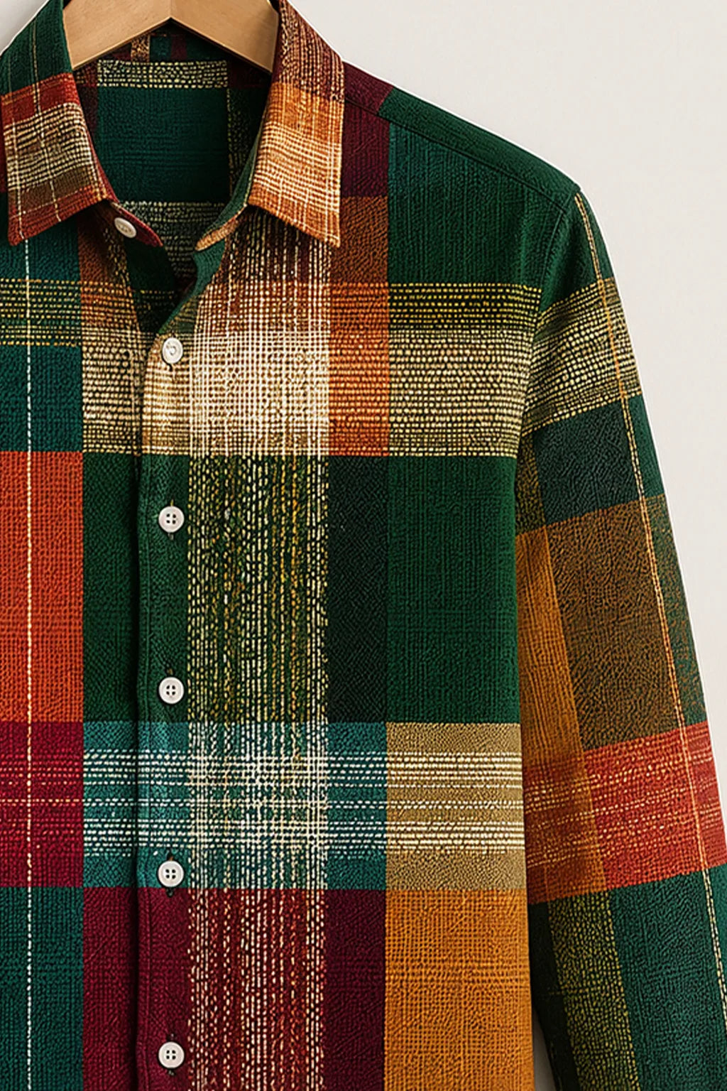 Multicolor Check Full Sleeve Shirt