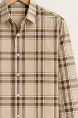 Beige Classic Full Sleeve Shirt